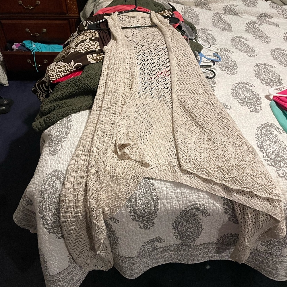 Long Lace vest